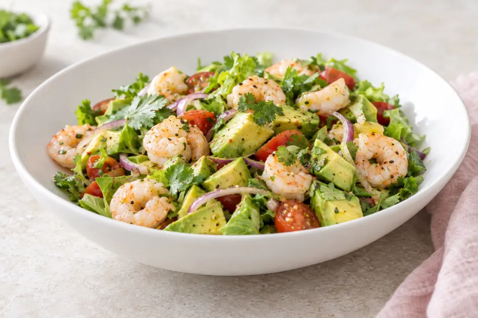 Bay Shrimp and Avocado Salad