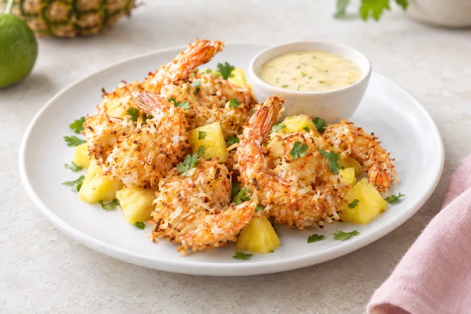 Crispy Pina Colada Shrimp