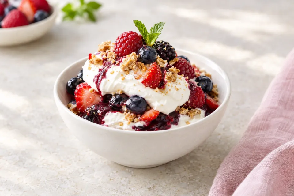 Boozy Berry Parfait