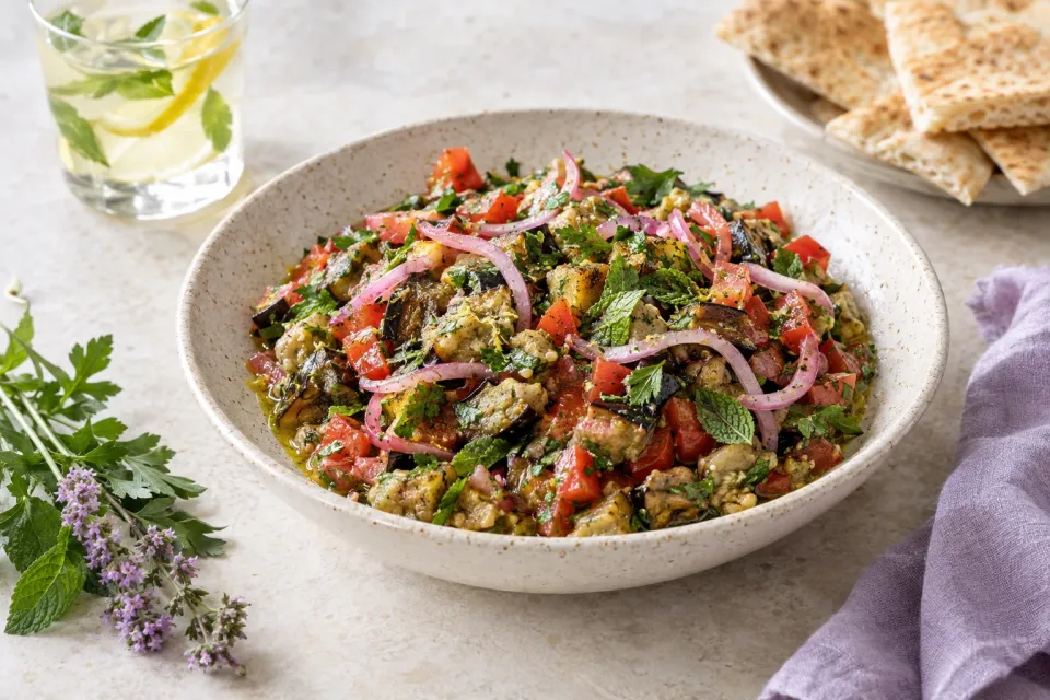 Charred Eggplant Salad