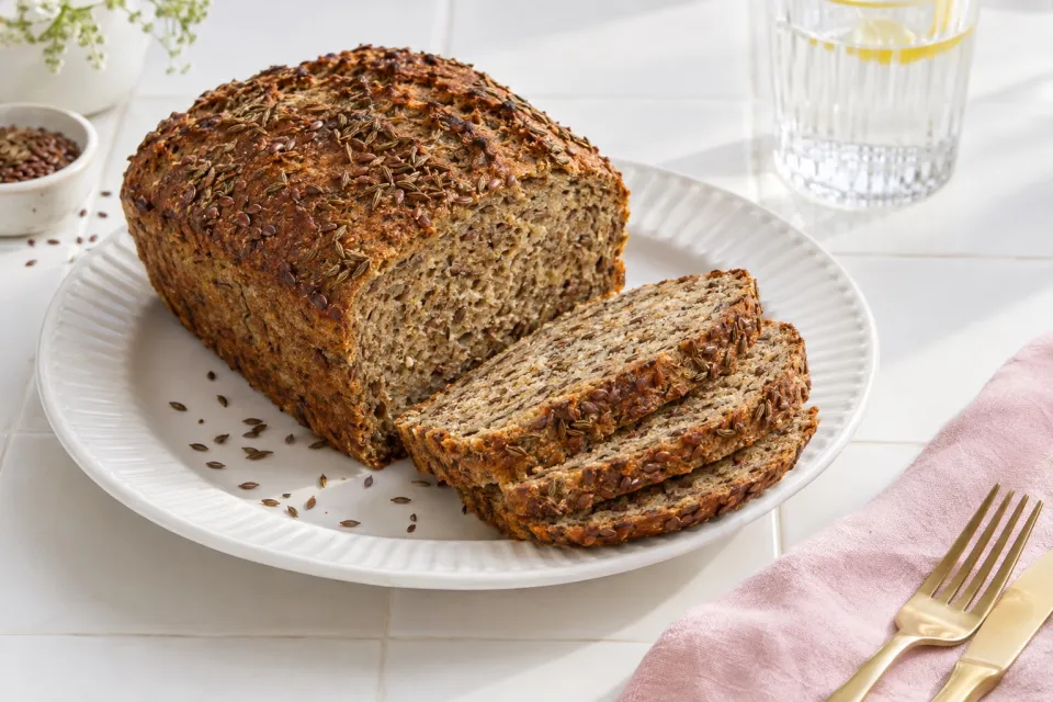 Rye with Caraway and Flax