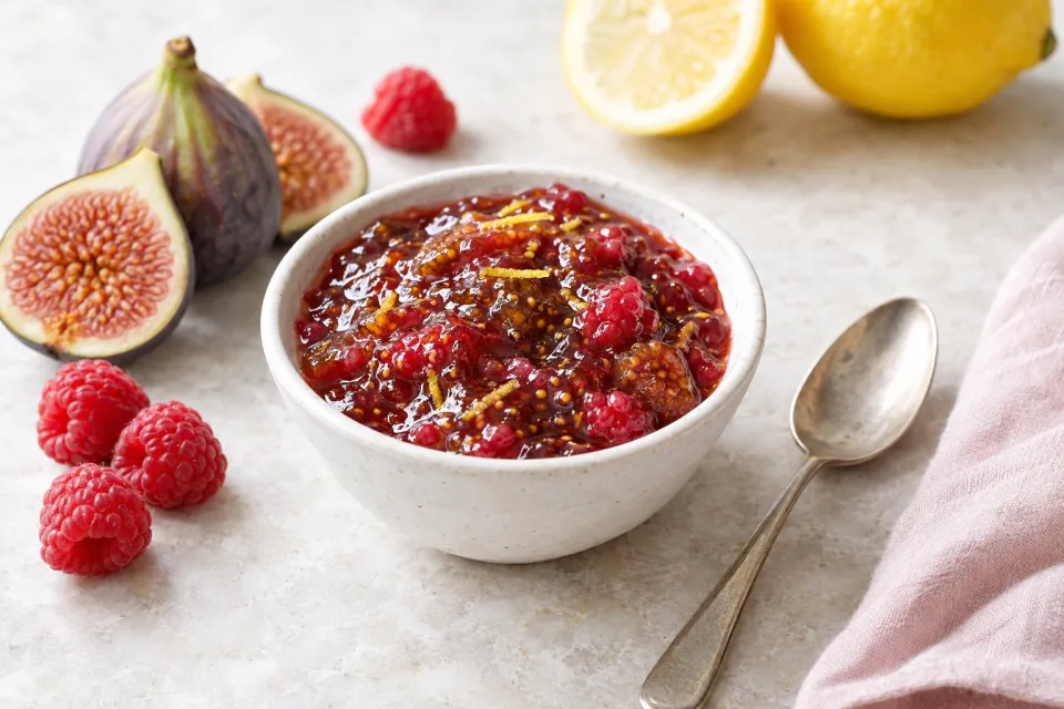 Fig, Raspberry and Lemon Jam