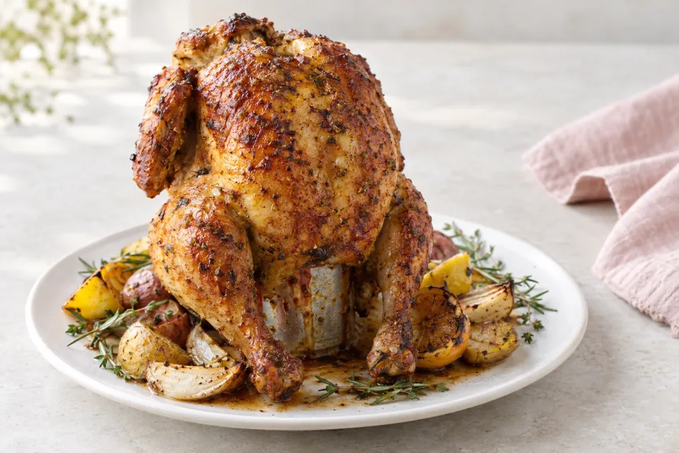 Beer Cola-Can Chicken
