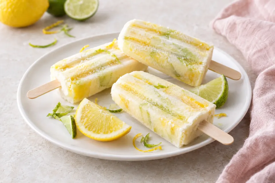 Lemon-Lime 'Creamsicles': an Adult Take on the Classic Frozen Pop