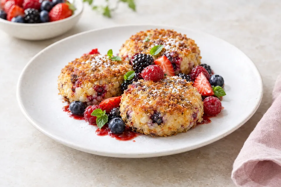 Summer Berry Rissoles