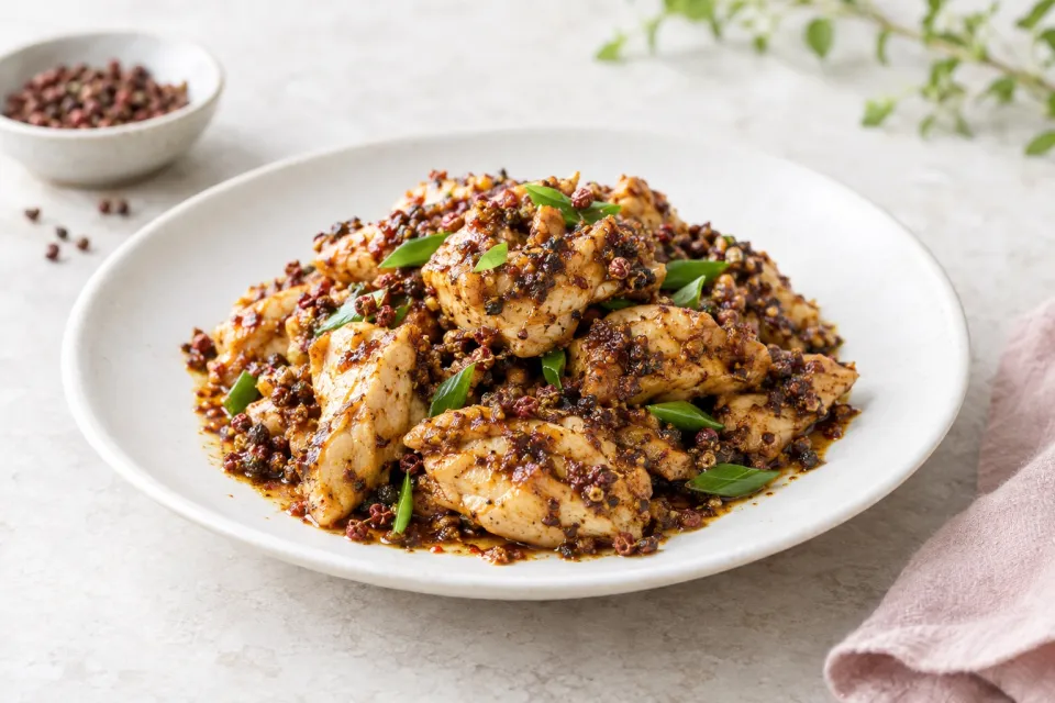 Chicken with Sichuan Peppercorn Paste