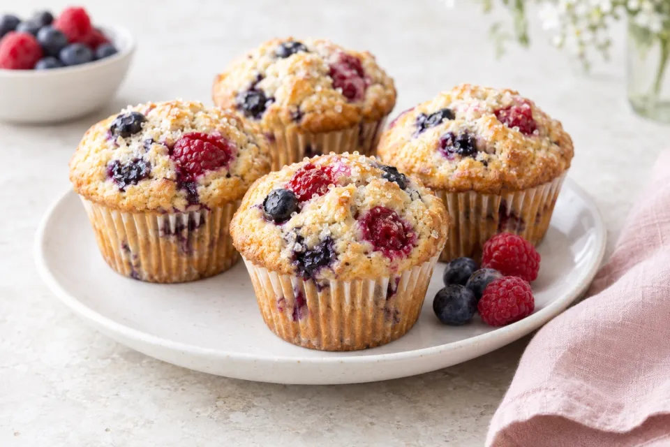 Gluten-Free Berry Muffins