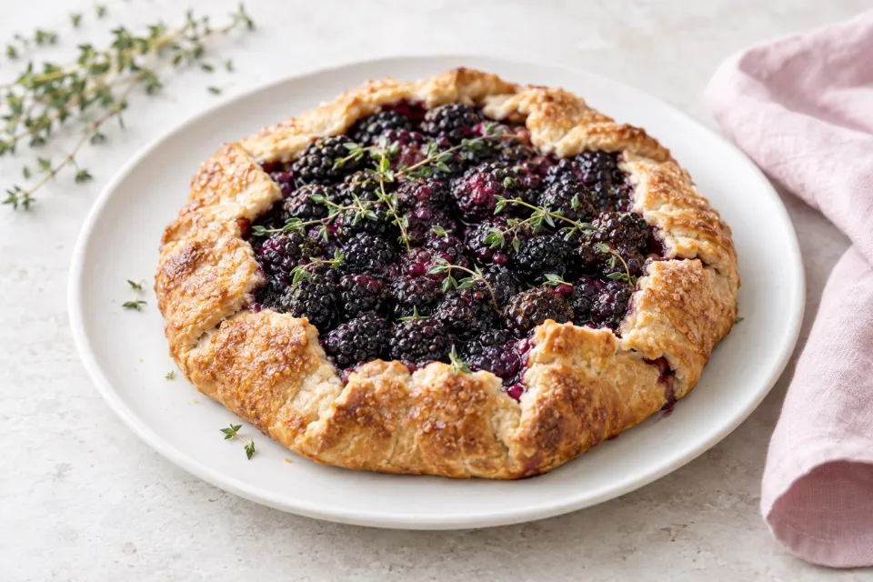 Blackberry Thyme Galette