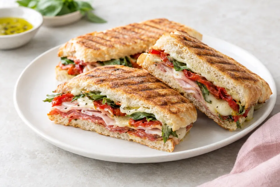 Grill-Pressed Italian Party Panini