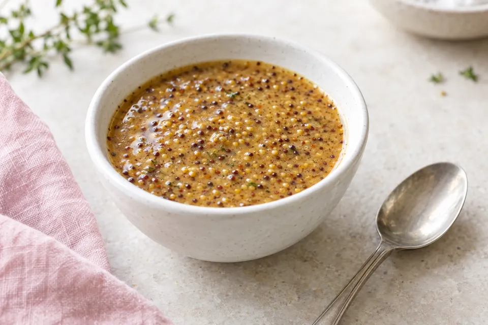 Whole Grain Mustard Pan Sauce