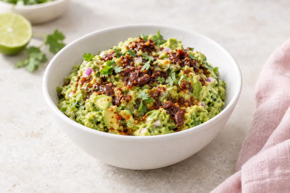 Guacamole with Fermented Chili Bean Paste