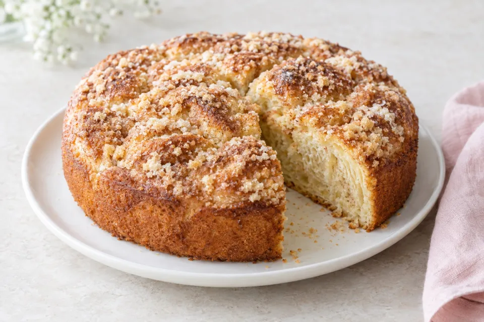 Yeasted Sugar Cake