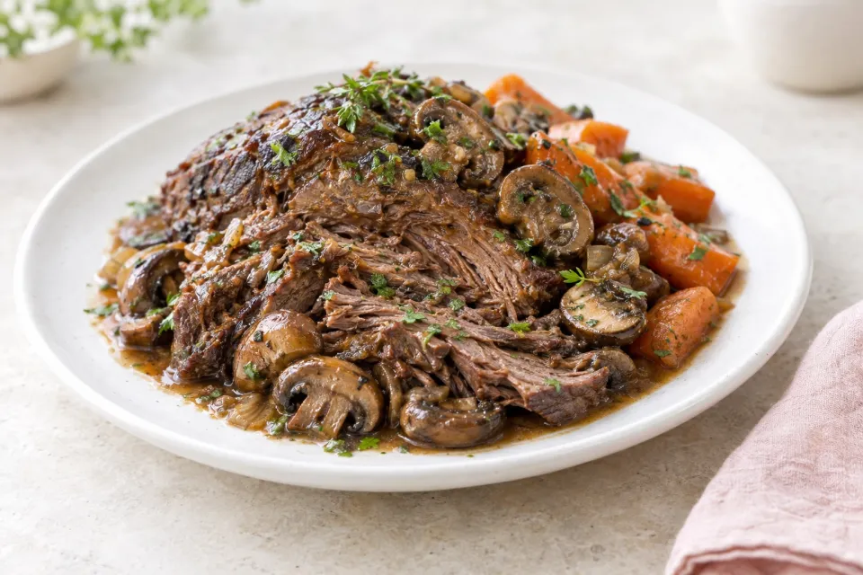 Pot Roast with Mushrooms