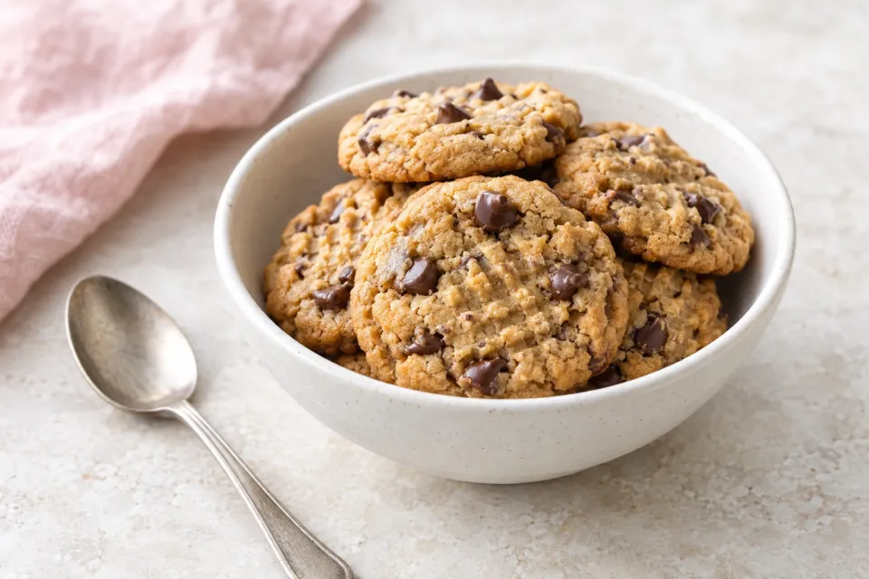 Chewy Peanut Butter Chocolate Chip Cookies