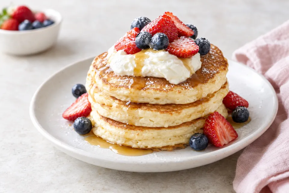 Gluten-Free Cream Cheese Pancakes