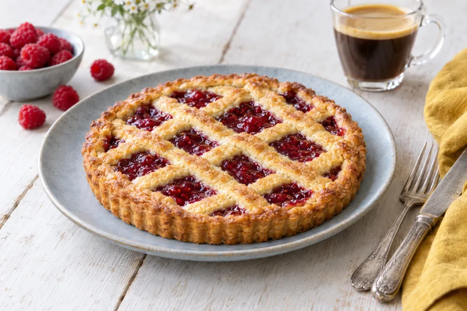 Raspberry Jam Crostata