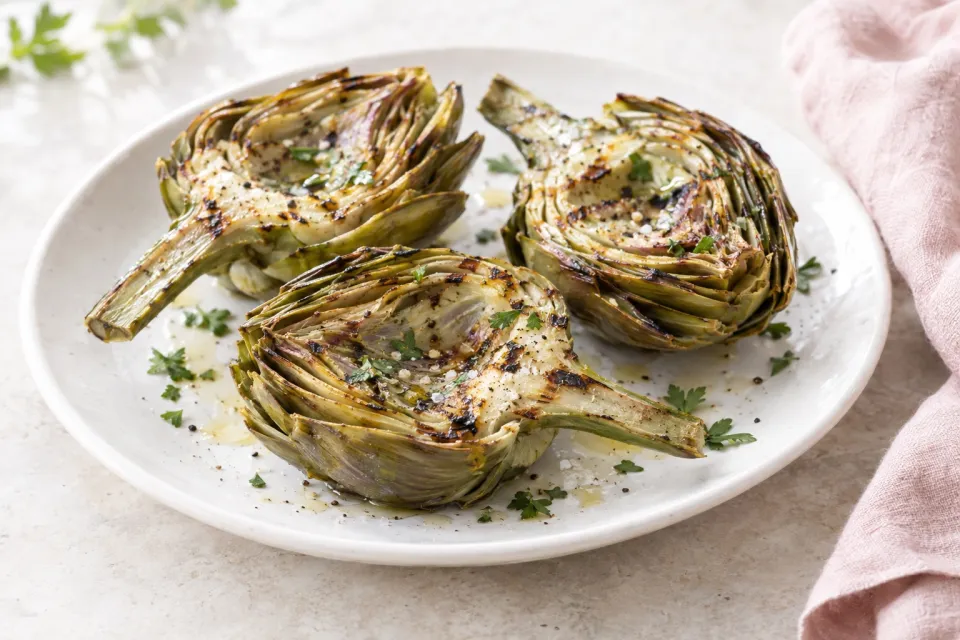 Grilled Artichokes