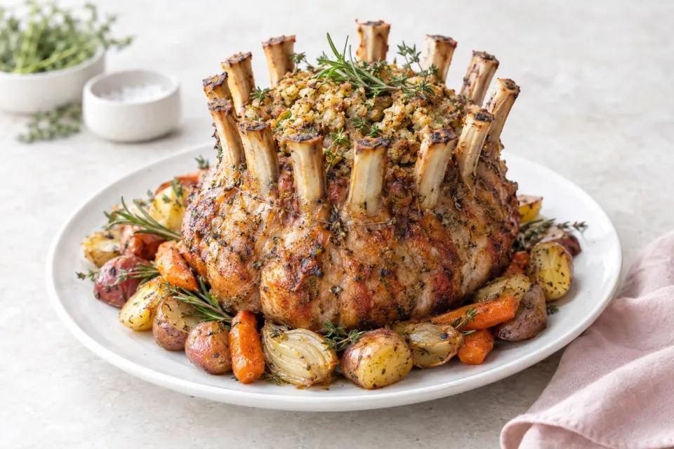 Easy Crown Roast of Pork