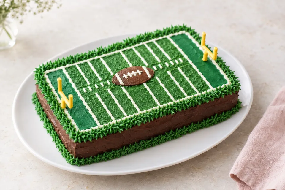 Football Field Cake