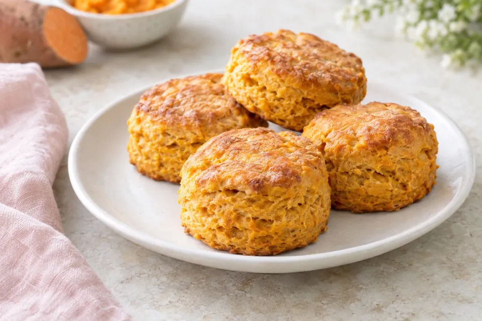 The Best Sweet Potato Biscuits