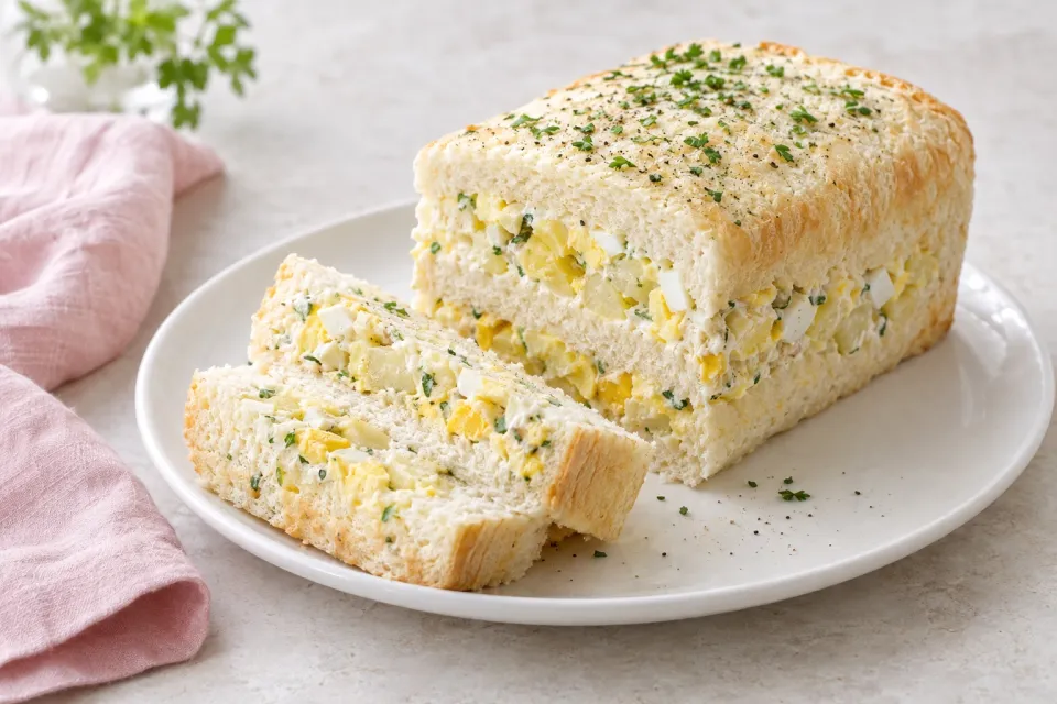 White Potato-Egg Sandwich Loaf