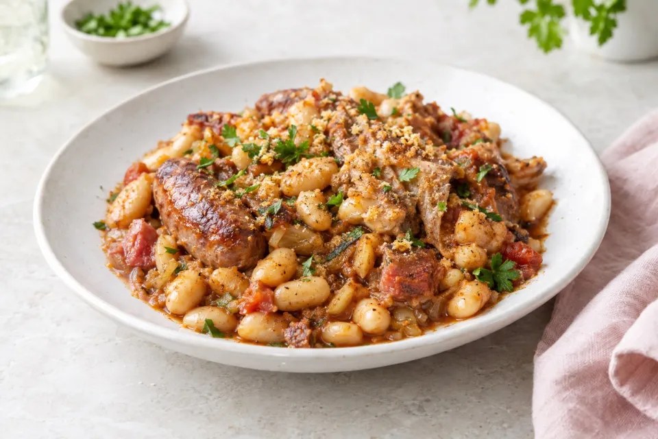 Easy Skillet Cassoulet