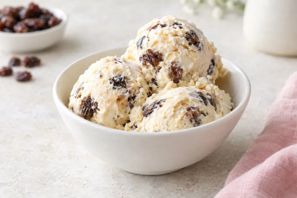 Carey's Favorite Rum Raisin Ice Cream