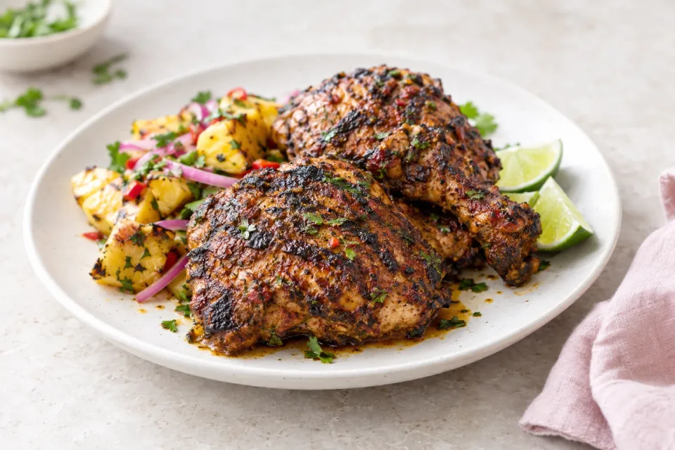Spicy Grilled Jerk Chicken