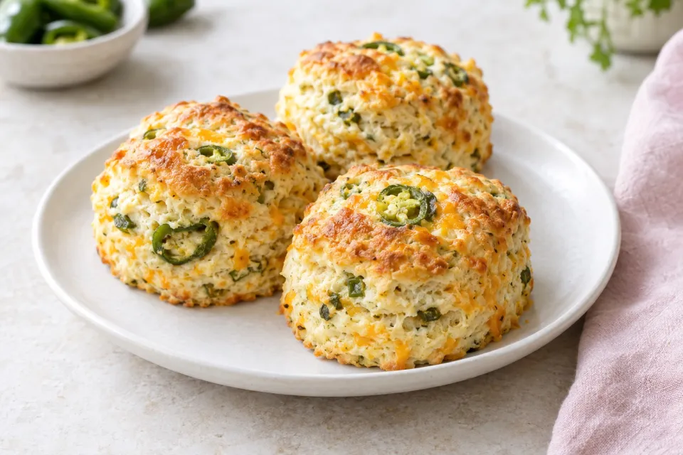 Cheddar and Jalapeño Biscuits