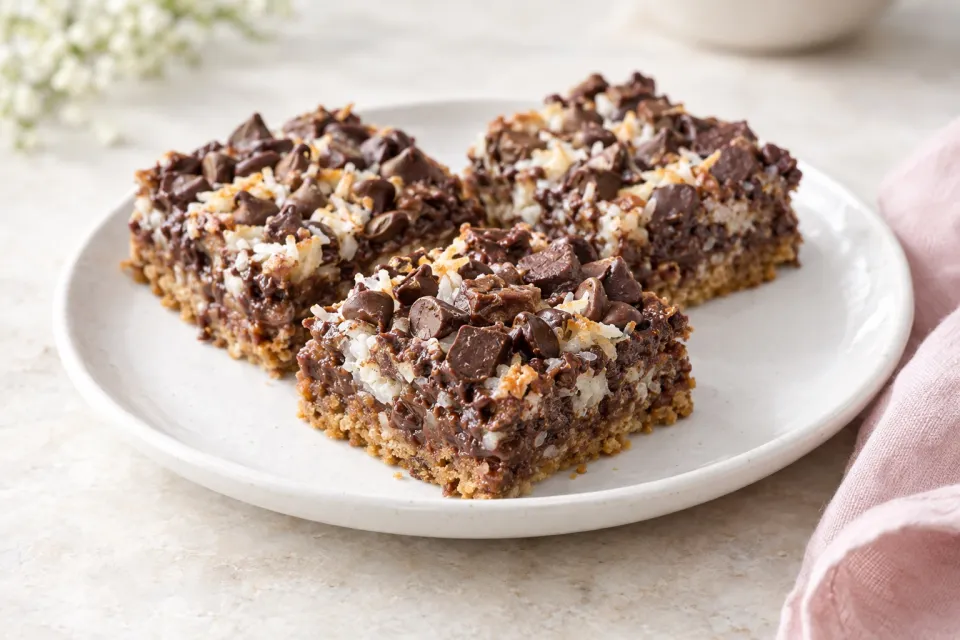 Double Chocolate Magic Bars