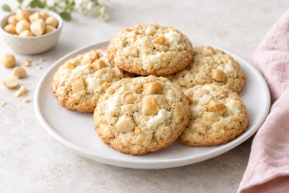 Macadamia Cream Cheese Cookies