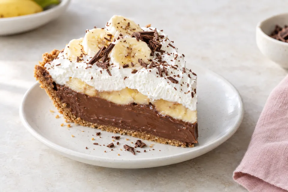 Creamy Chocolate Banana Dream Pie