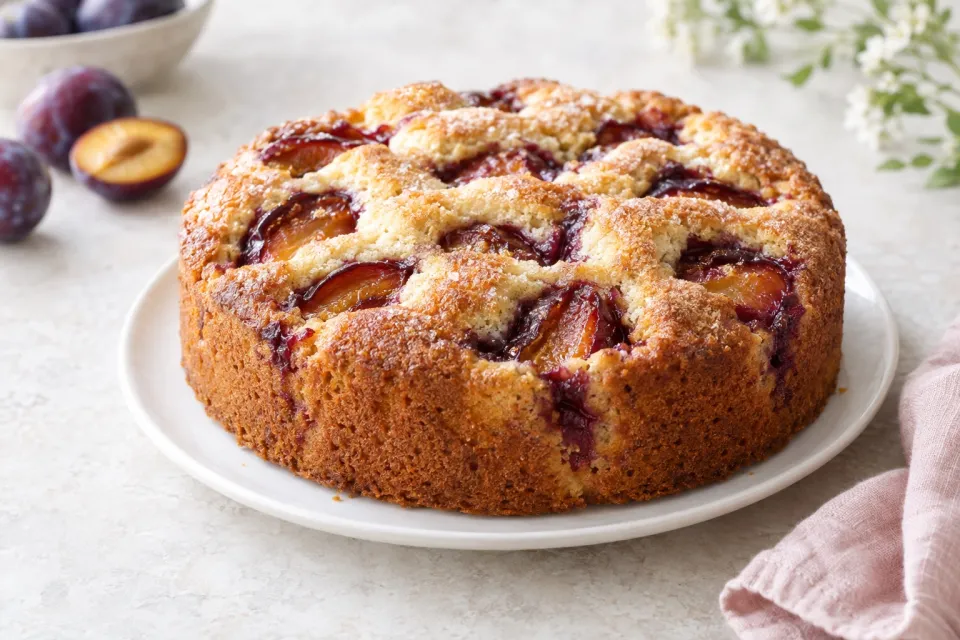 Dimply Plum Cake