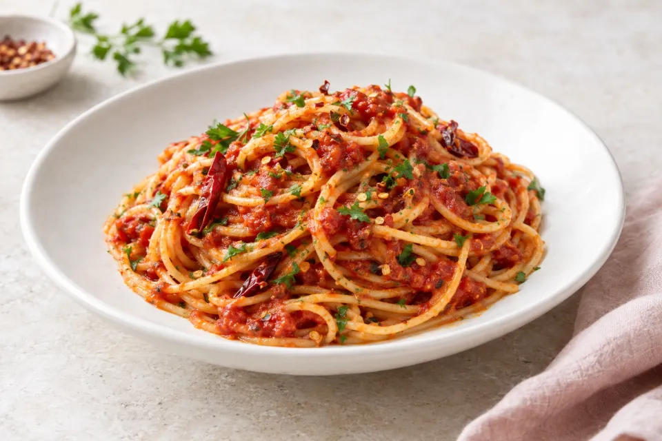 Spaghetti All'arrabbiata