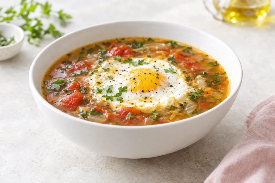 Provencal Fried Egg Soup