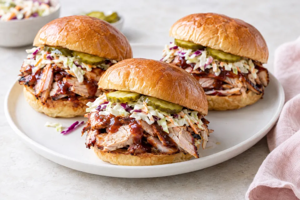 Smoked Turkey Barbecue Sandwiches