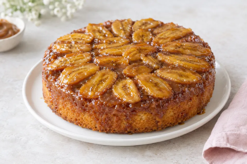 Banana Cajeta Upside Down Cake