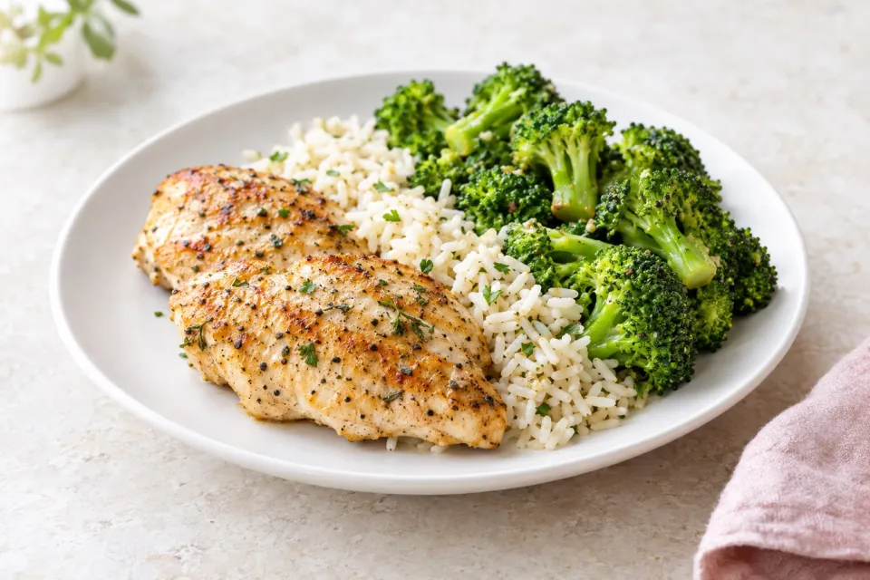 Chicken and Rice with Broccoli