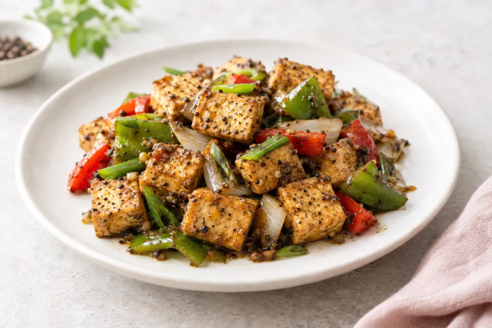 Black Pepper Tofu