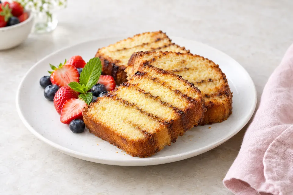 Grilled Pound Cake