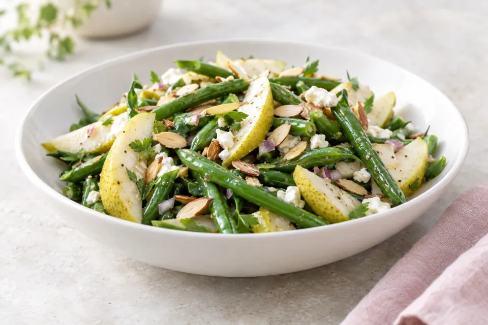 Bartlett Pear and Green Bean Salad