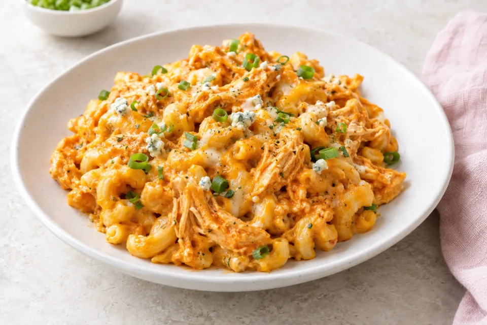 Buffalo Chicken Macaroni and Cheese