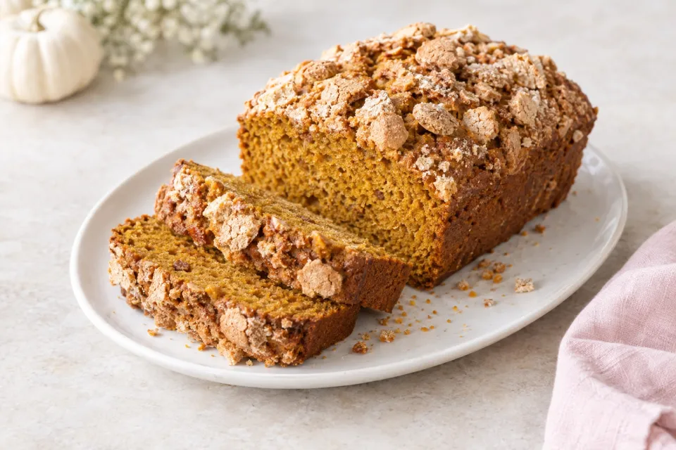 Pumpkin Amaretti Bread