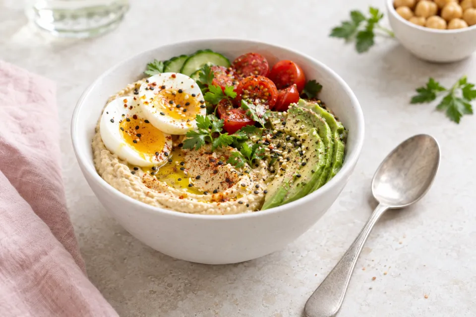 Hummus Breakfast Mug
