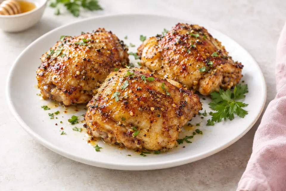 Honey Spice Chicken Thighs