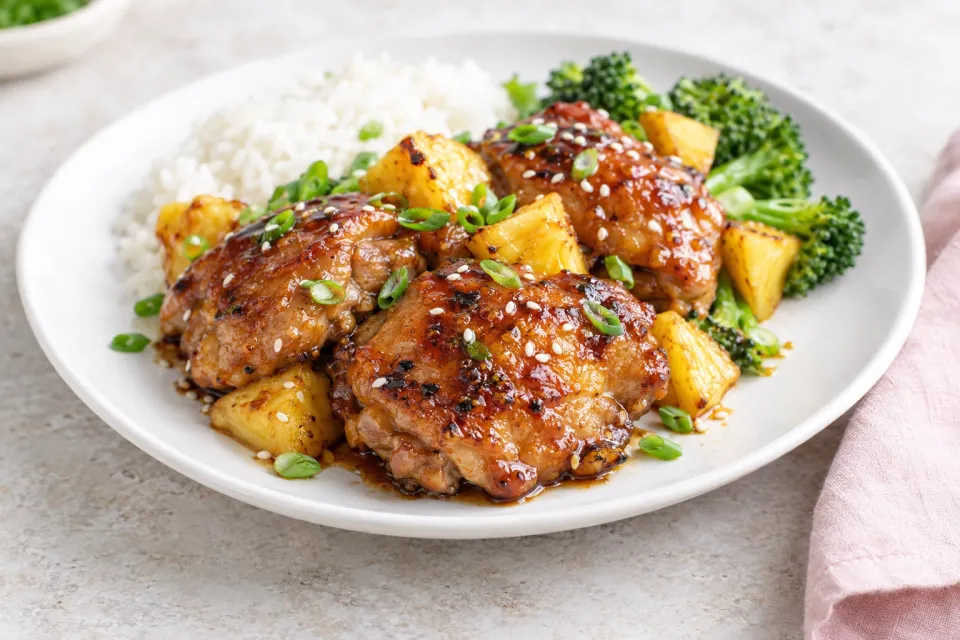Pineapple Teriyaki Chicken Thighs