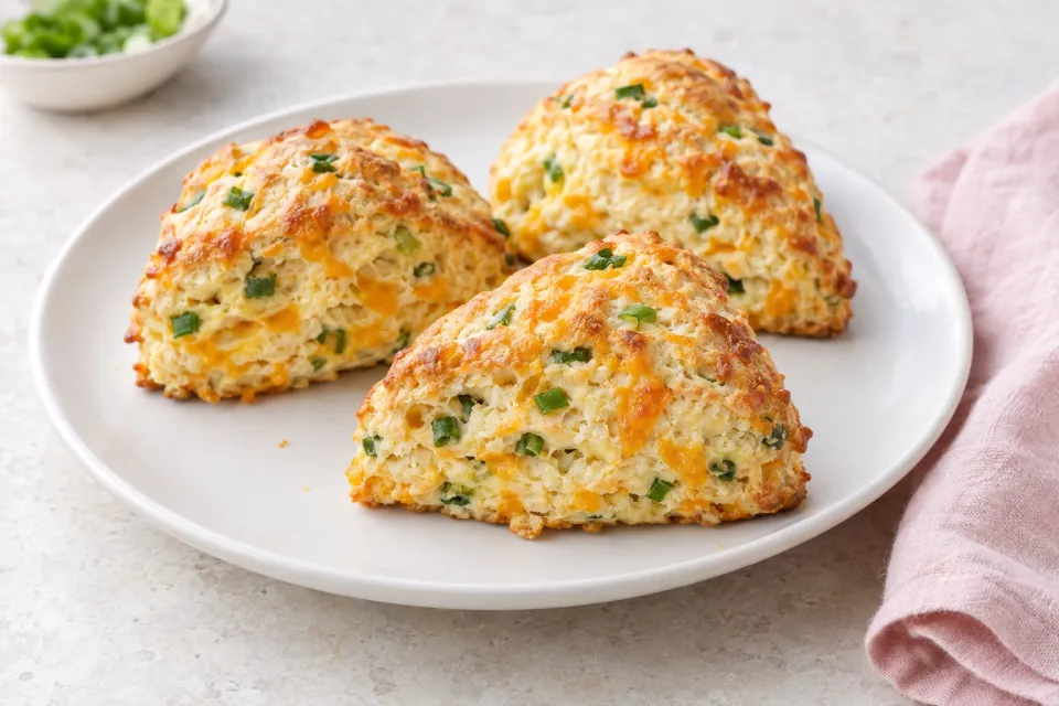 Cheddar Scallion Scones