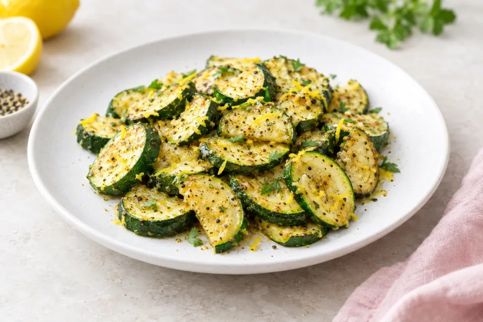 Lemon Pepper Zucchini