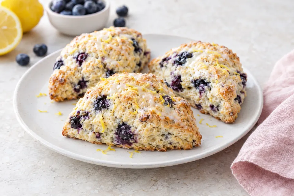 Lemon Blueberry Scones