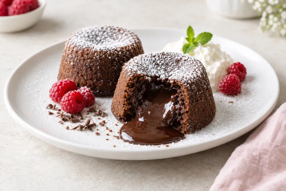 Chocolate Lava Cake for Two